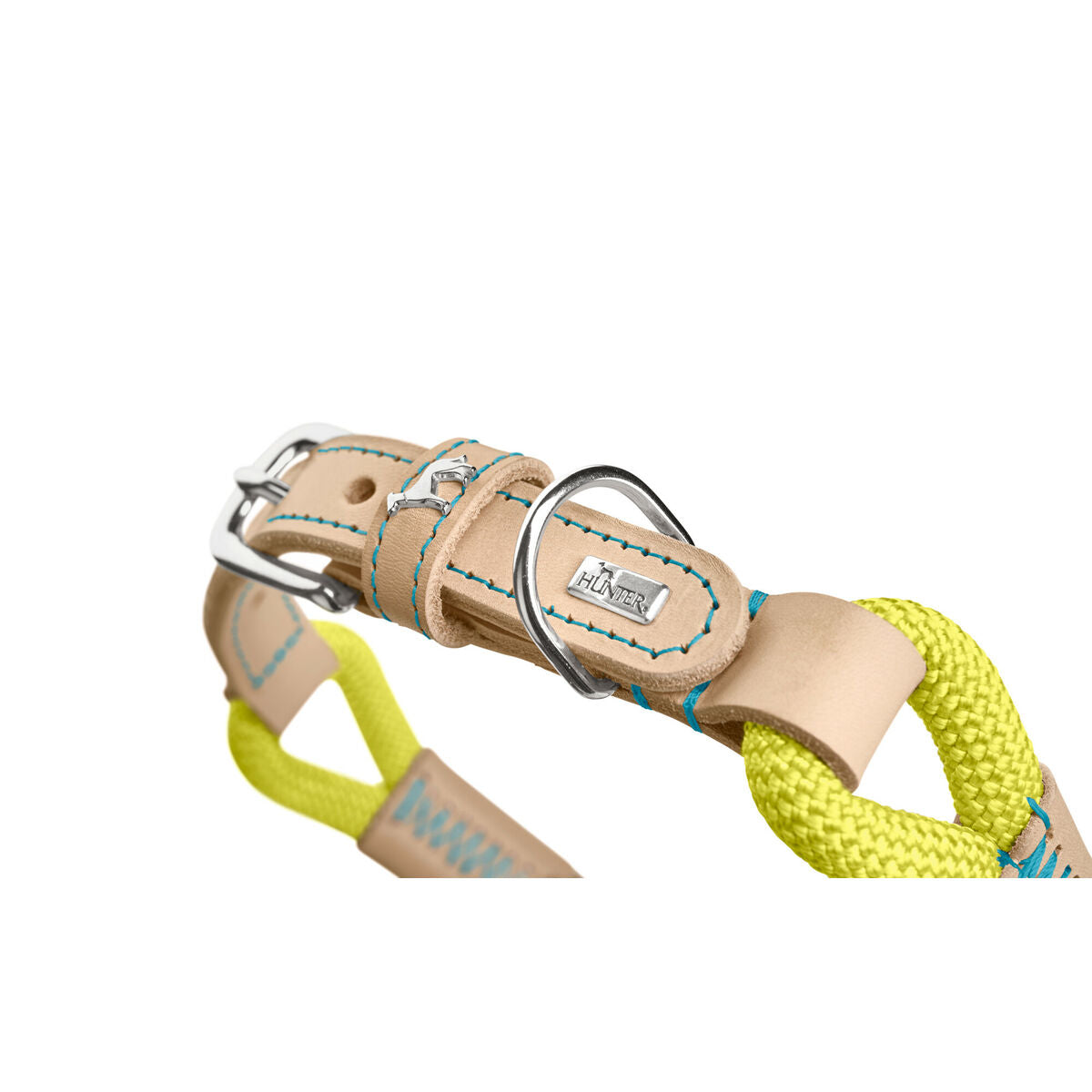 Hundehalsbånd Hunter Malia Lime L 50-59 cm