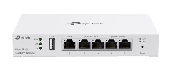 TP-Link Festa FR205 V1.2 Router 4-port switch Kablet