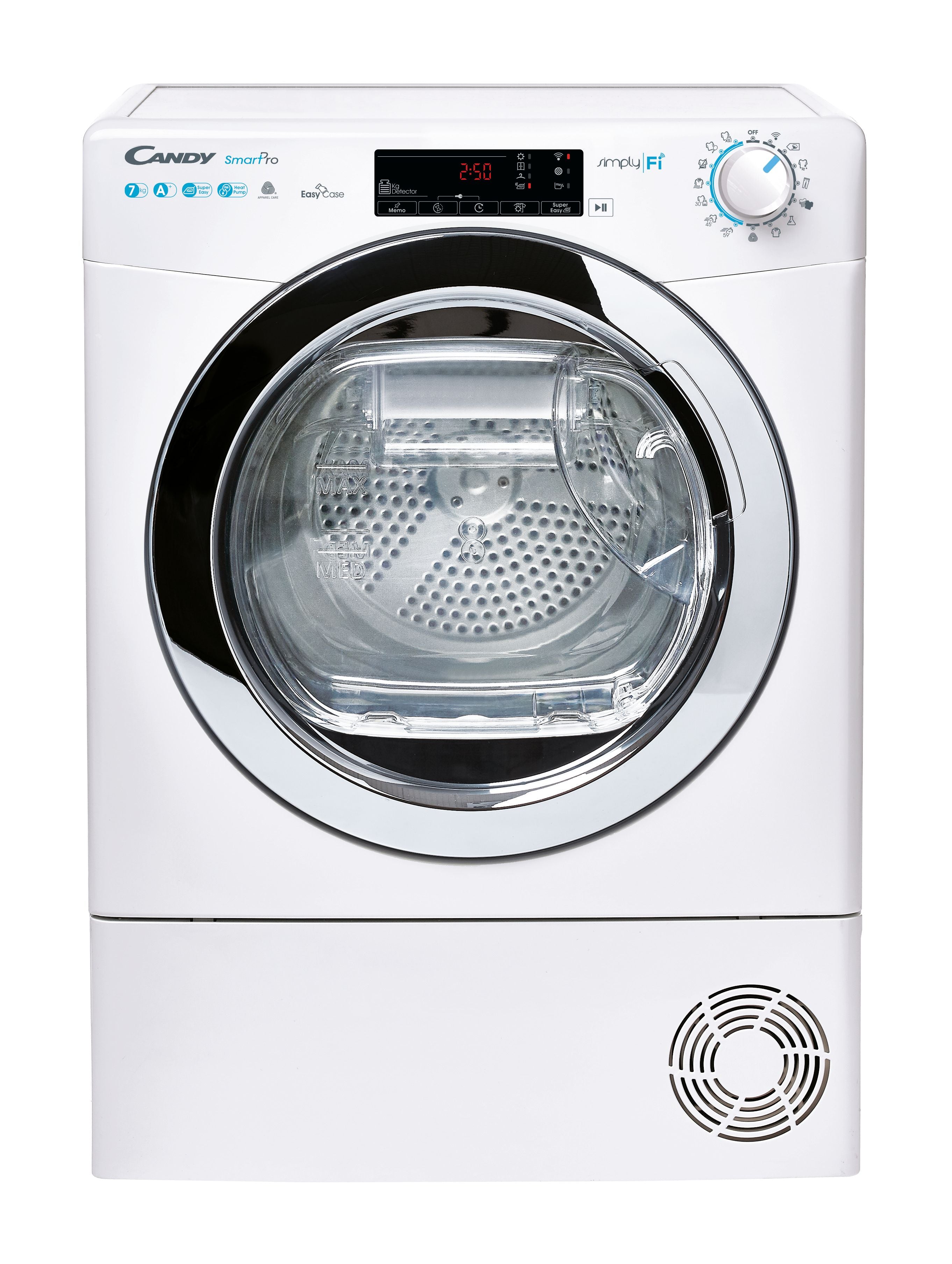 Candy Smart Pro CSO4 H7A1TCEX-S tørretumbler Fritstående Front-læsning 7 kg Hvid