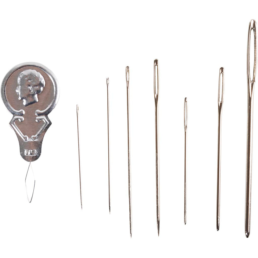 Nålesæt, L: 3,8-7 cm, 1 pk.