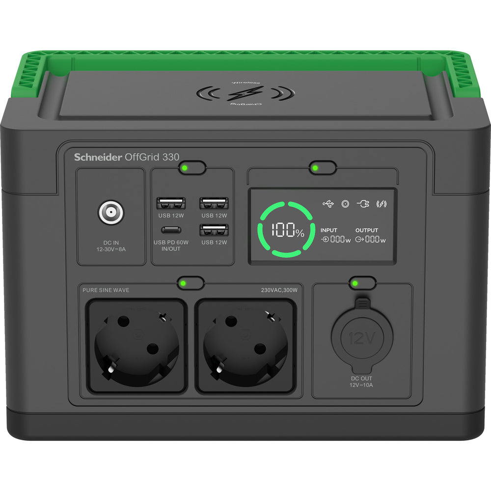 Schneider OffGrid Transportabel strømstation 330Watt