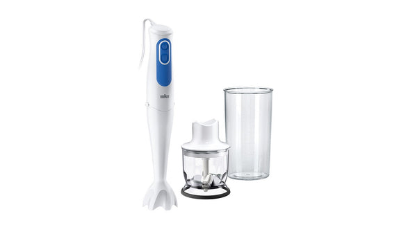 Braun Multiquick 3 MQ 3020 Pesto Stavblender Hvid/blå