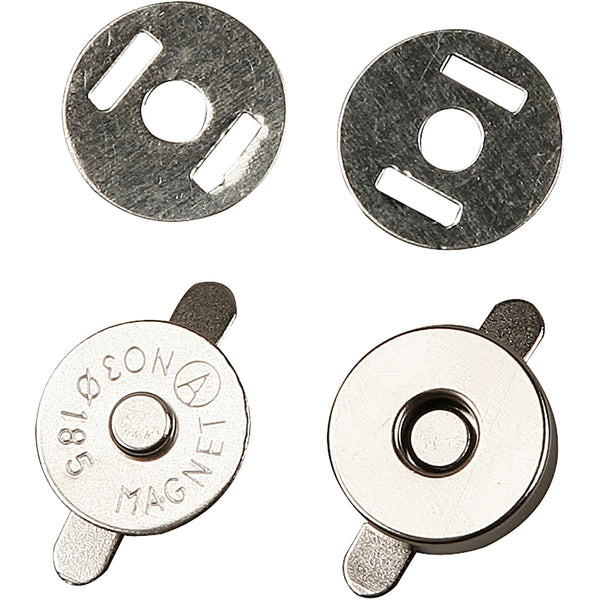 Magnetlås, diam. 18 mm, 4 stk./ 1 pk.