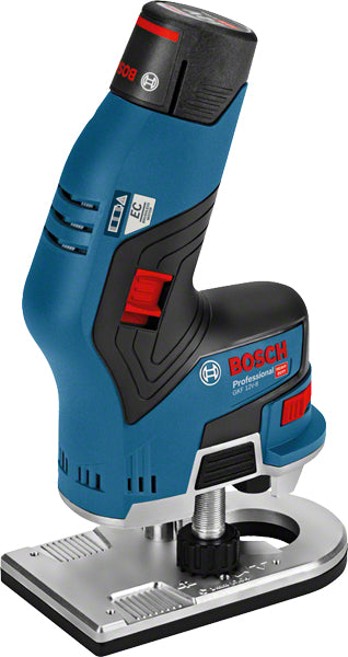 Bosch GKF 12V-8 Professional Håndfladerouter Batteridrevet 2 batterier inkluderet