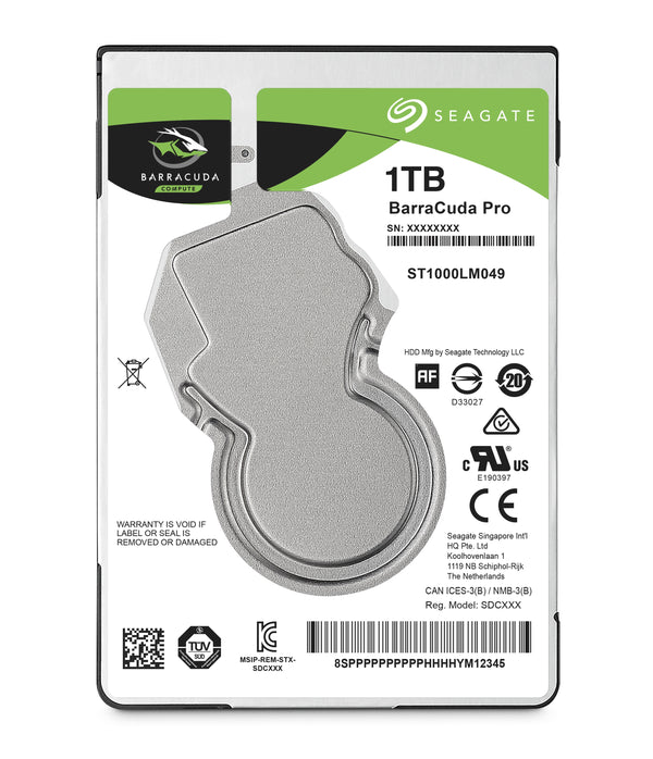Seagate Barracuda Pro Harddisk ST1000LM049 1TB SATA-600 7200rpm