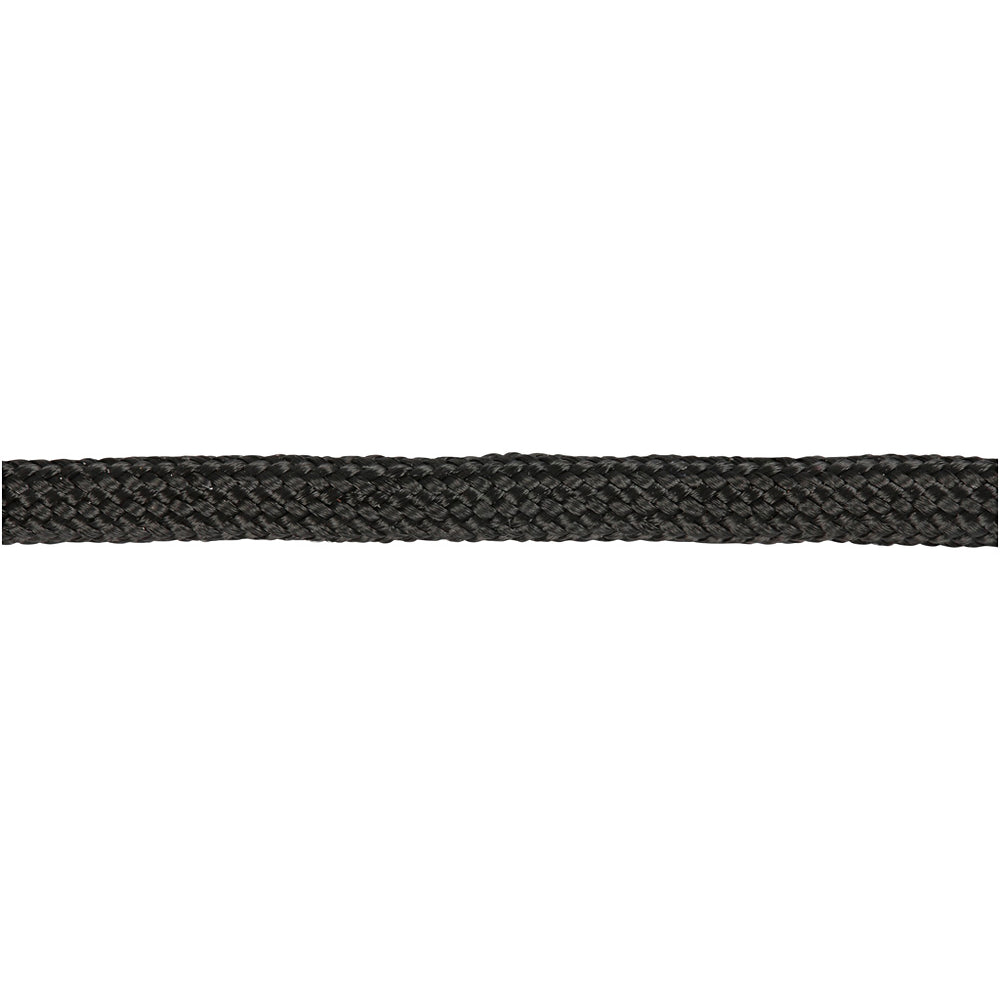 Imiteret Faldskærmsline, B: 5 mm, sort, 4 m/ 1 rl.