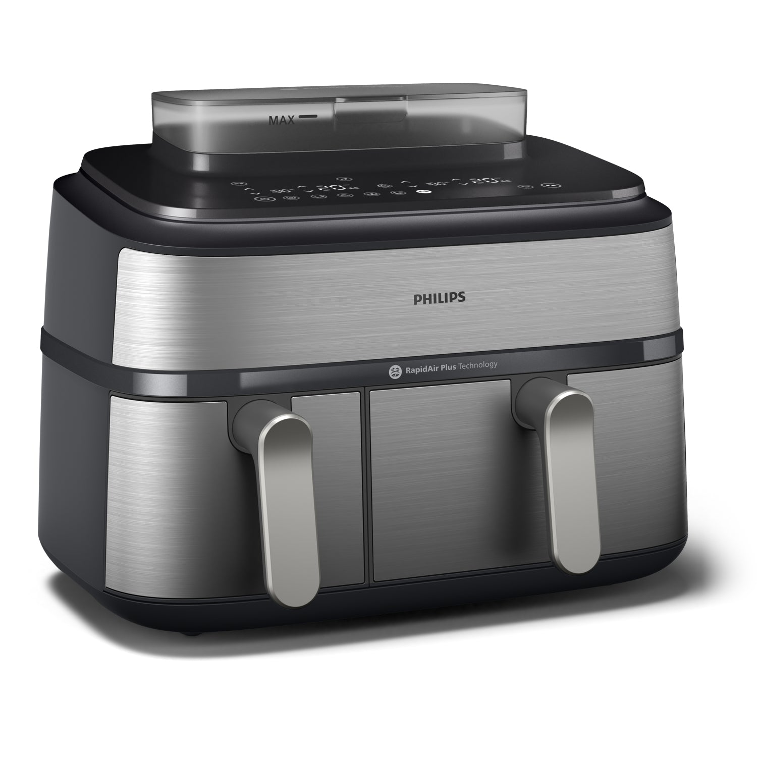 Philips 5000 Series NA555 Airfryer Dual Basket Airfryer 2750W Sølv