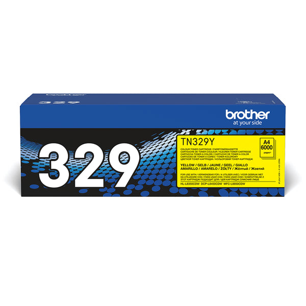 Brother TN 329Y Gul 6000 sider Toner
