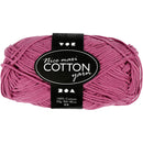 Bomuldsgarn, 8/8, L: 80-85 M, str. maxi, violet, 50 g/ 1 ngl.
