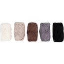Bomuldsgarn, nr. 8/4, L: 5x50 M, Naturfarver, 5x20 g/ 1 pk.