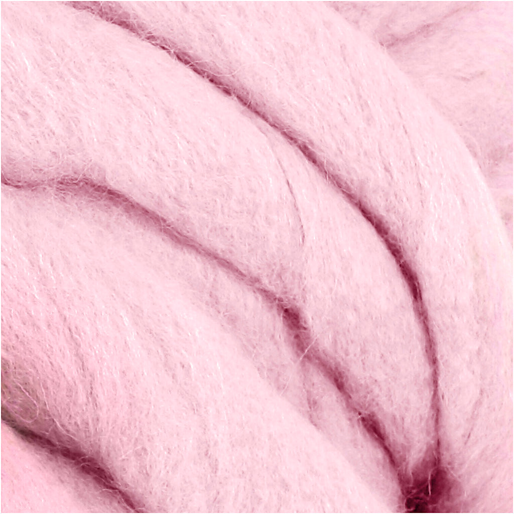 XL Kæmpegarn af Polyacryl/Uld, L: 15 M, str. mega, rosa, 300 g/ 1 ngl.
