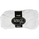 Fantasia Polyacrylgarn, L: 35 M, Maxi, hvid, 50 g/ 1 ngl.
