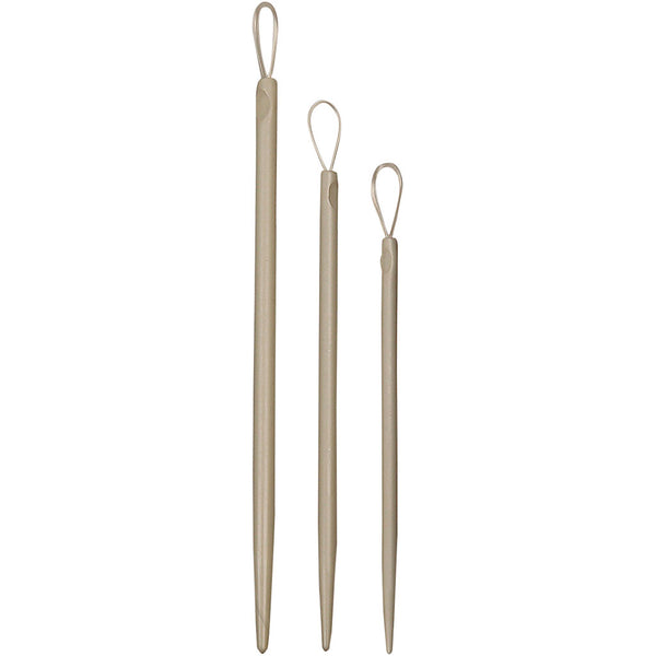 Strikkenål, L: 6+7+8,5 cm, 3 stk./ 1 pk.