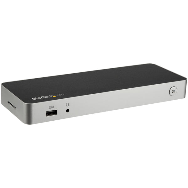 StarTech.com USB C Dock - 4K Dual Monitor HDMI & DisplayPort USB Type-C - 60W Power Delivery, SD, 4-port USB 3.0 Hub, GbE (DK30CHDPPDUE) Dockingstation