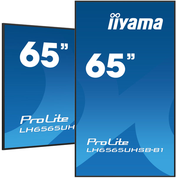 iiyama ProLite LH6565UHSB-B1 65 Digital skiltning 3840 x 2160