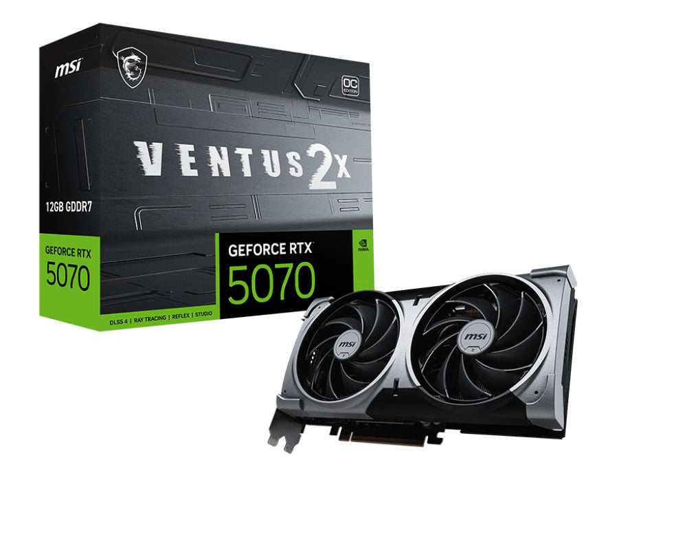 MSI GeForce RTX 5070 12G VENTUS 2X OC 12GB