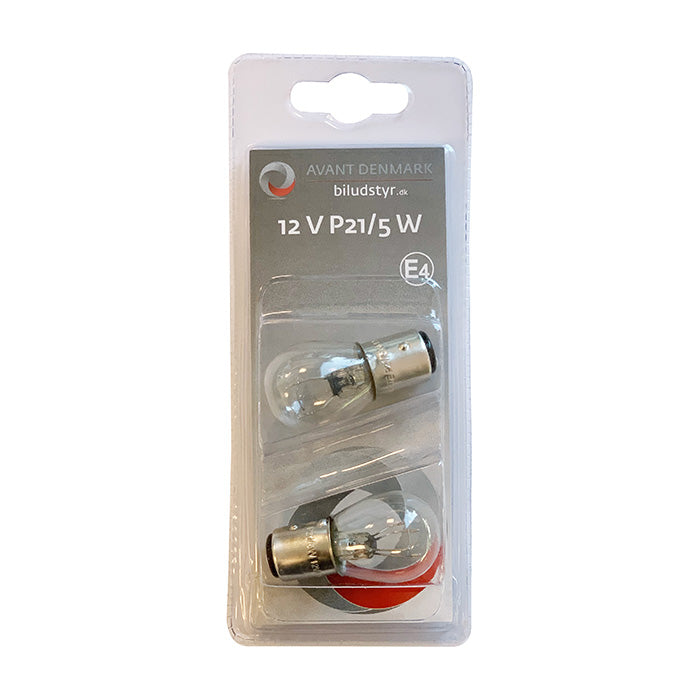 Avant pære stop/bag 21/5W 12V - 2 stk.