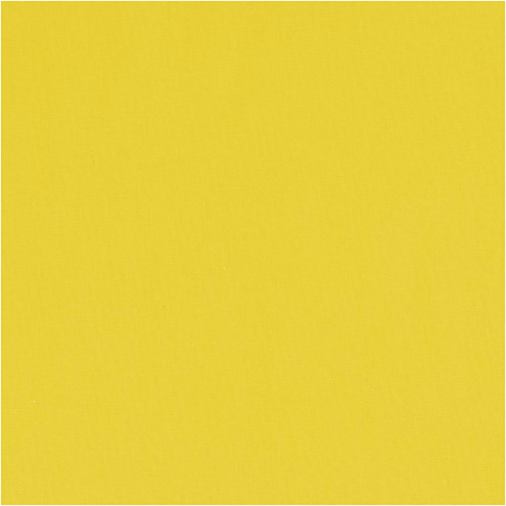 Gult Kvalitetsstof i 100% Bomuld - 145 cm x 2 m
