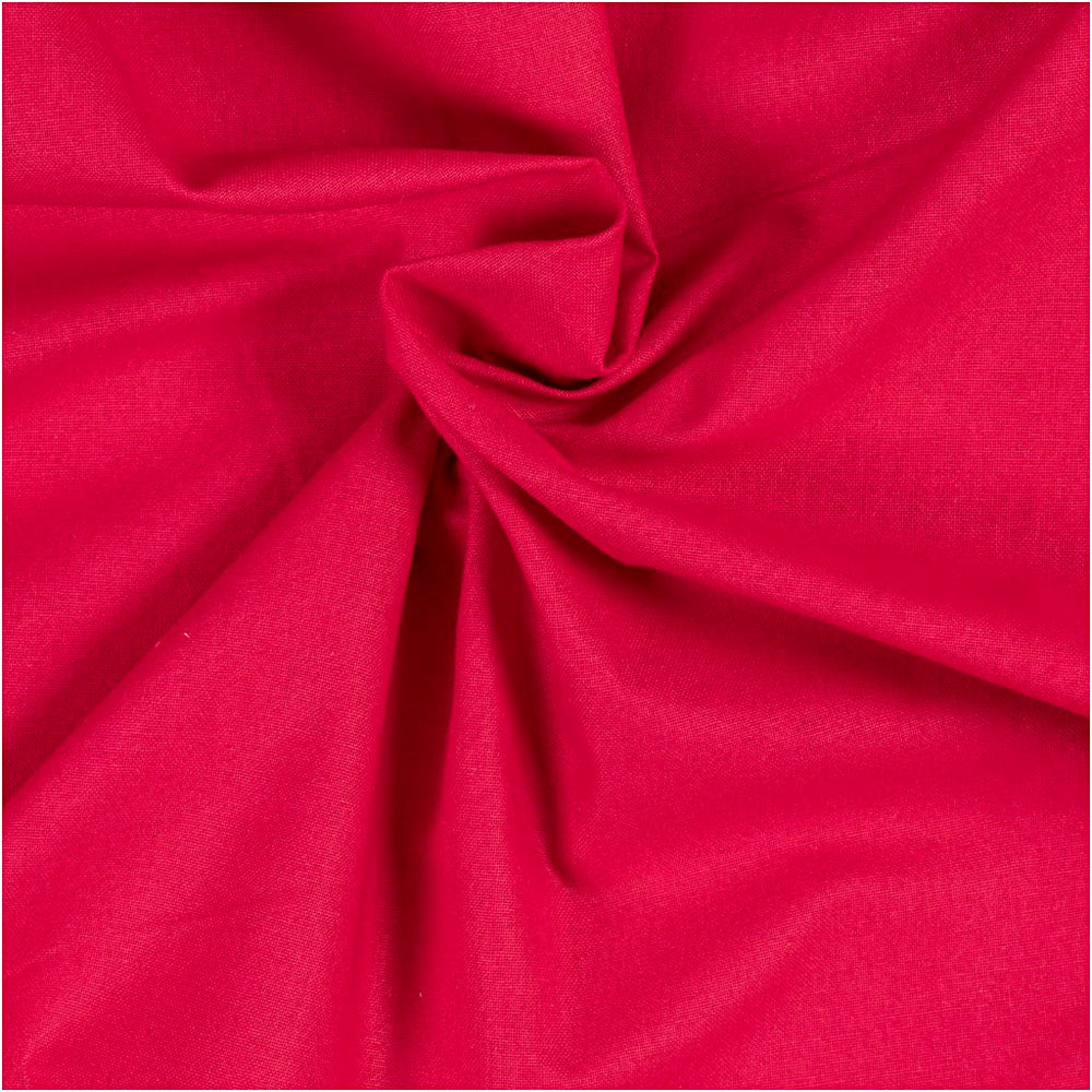 Kvalitetsstof i Pink - 100% Bomuld, 145 cm Bredde