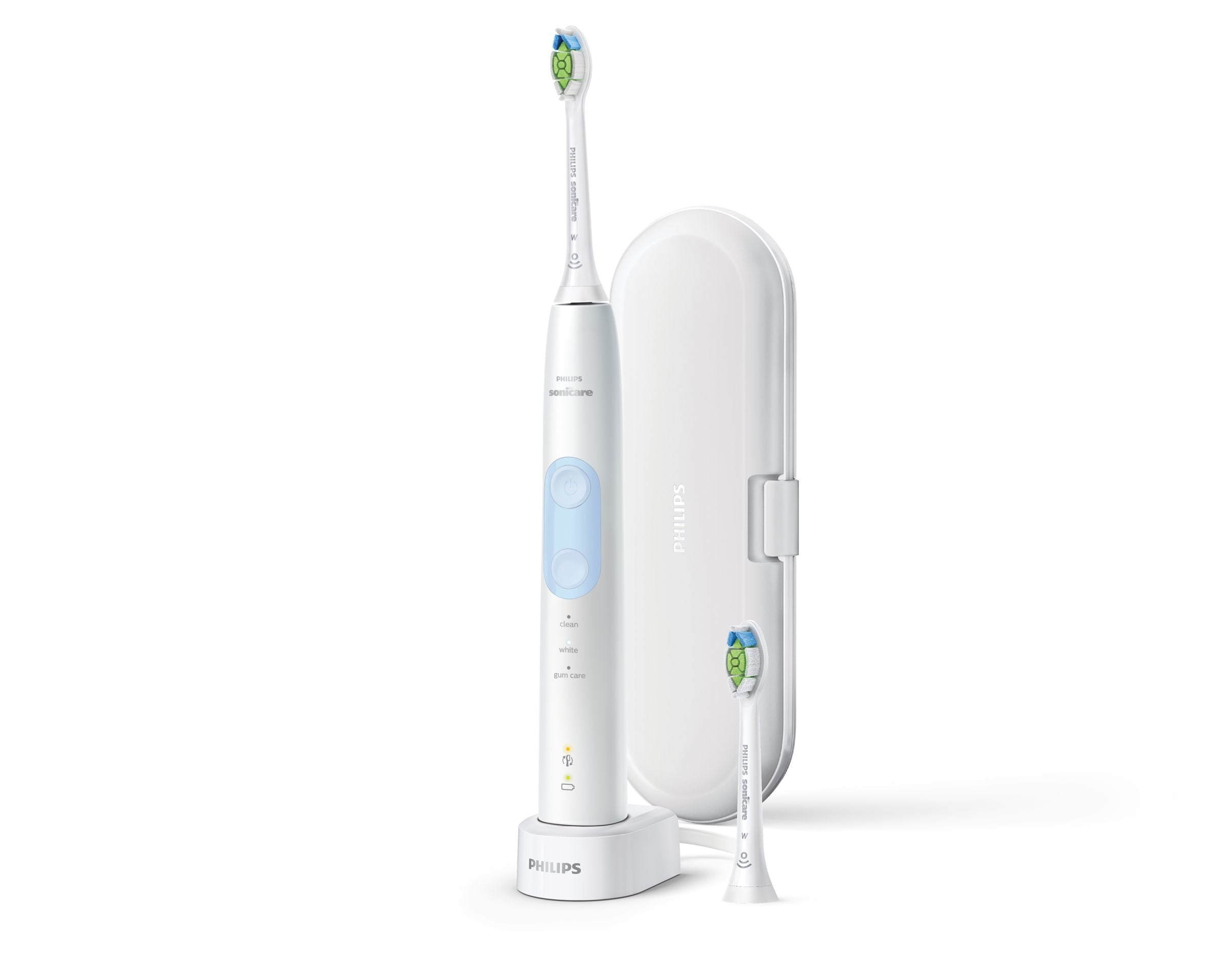 Philips Hvid/lyselå Tandbørste HX6859