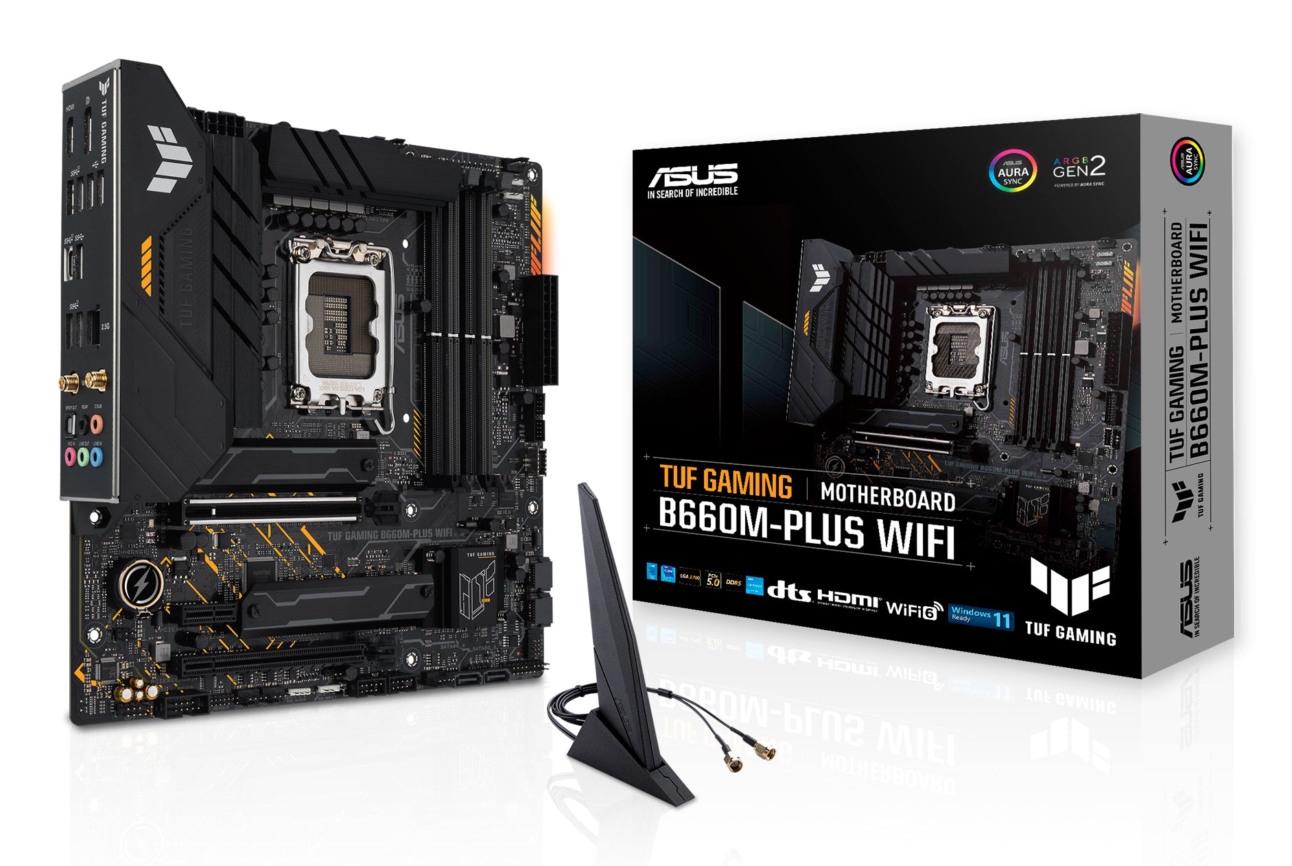 ASUS TUF GAMING B660M-PLUS WIFI Micro-ATX LGA1700 sokkel Intel B660