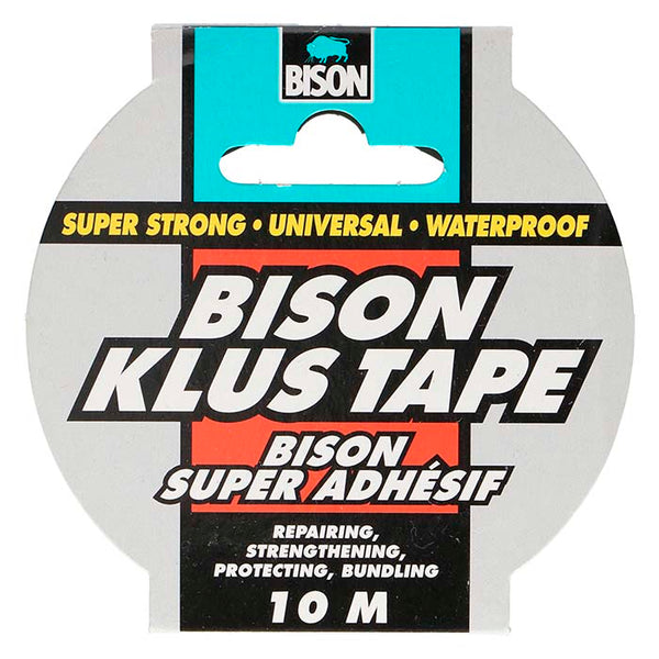 BISON, Gaffatape grå, heavy duty, 10m,