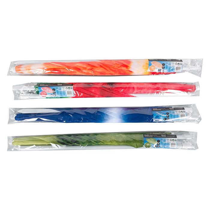 Frugtparasol Ø:1,9 m - farverigt design, assorteret motiv, solsikring - edco