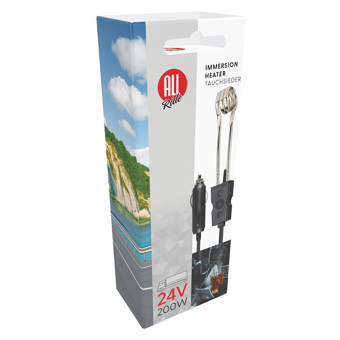 Allride Vandvarmer, dypkoger, 24V, 200W,