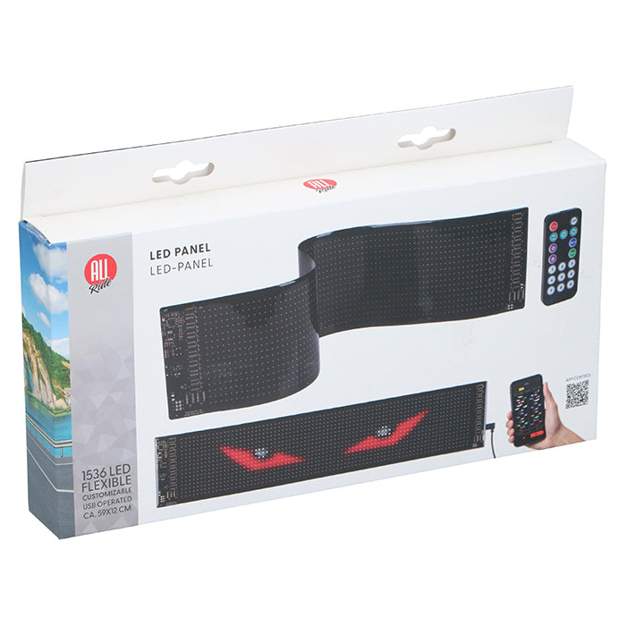 Allride LED-panel Devil Eyes L 59 x 12 cm., m. app