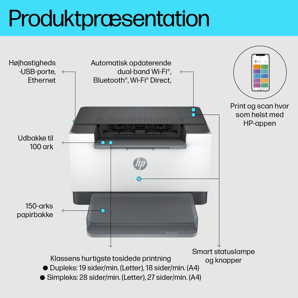 HP LaserJet M207dw Laser