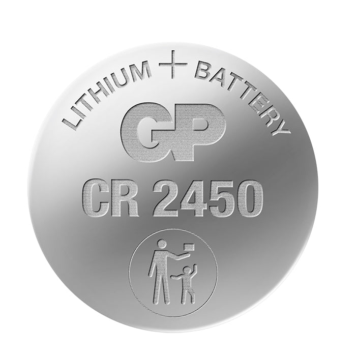 GP Lithium knapcelle CR2450, 5-pak
