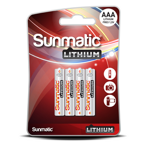 Sunmatic lithium bat. aaa 1,5 V