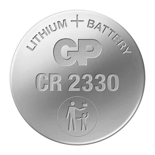 GP knapcelle, Lithium, CR2330, 1-pak