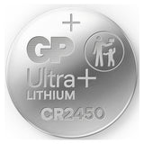 GP knapcelle, Lithium, CR2450, 2-pak