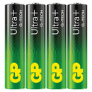 GP Ultra Plus Alkaline AAA-batteri 24AUP/LR03 4-pak