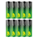 GP Ultra Plus Alkaline AA-batteri 15AUP/LR6 10-pak