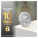 GP knapcelle, Lithium, CR2430, 5-pak
