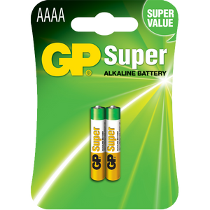 Gp 25a-u2 /lr61/aaaa batterier 2 stk.