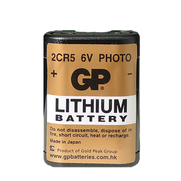 Gp 2cr5-ci lithium-batteri 6v stk