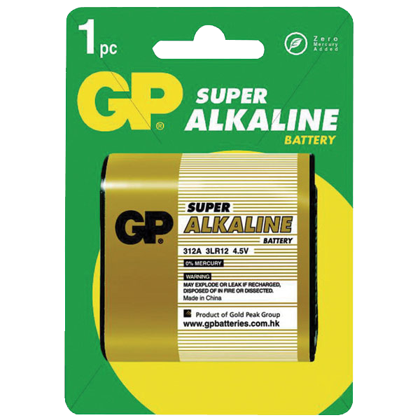 Gp 3lr12/4,5v batteri stk.