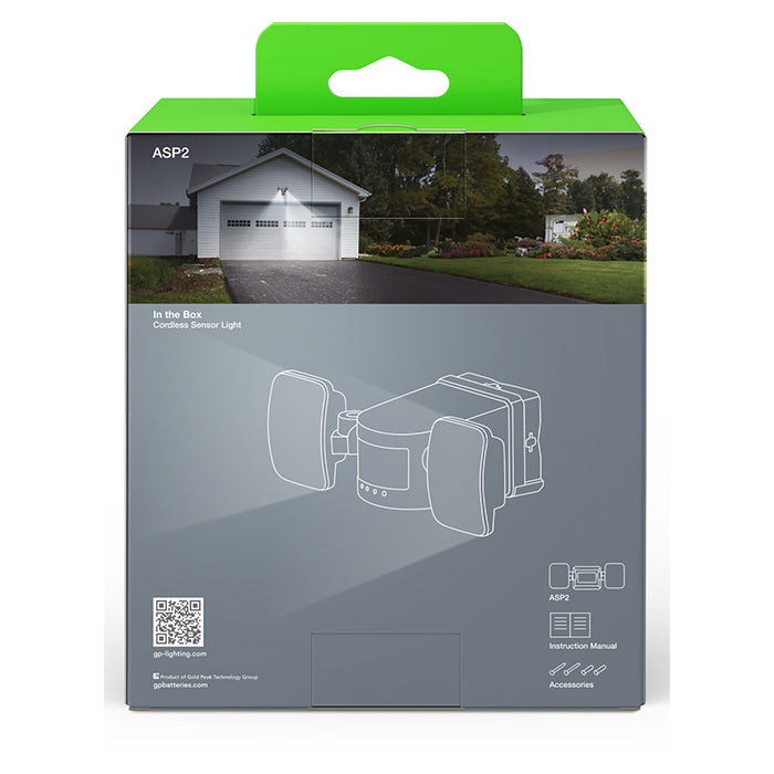 GP Safeguard RF 1.2+ Trådløs Sensorlampe LED
