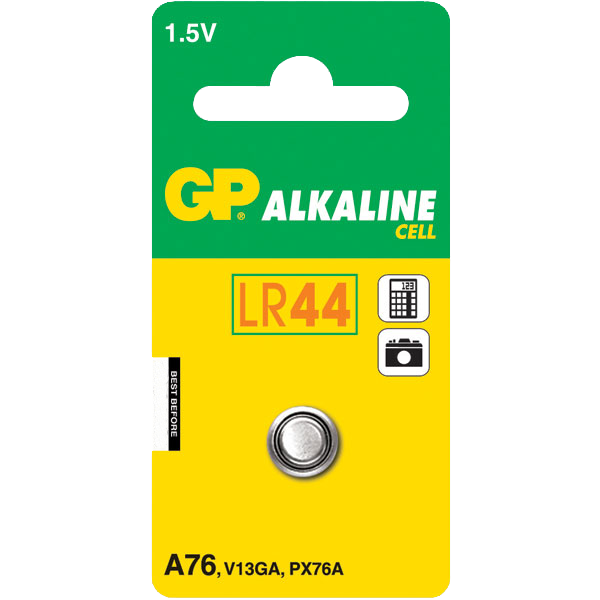Gp lr44/lr1154/ag13 batteri stk.