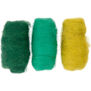Kartet Uld, grøn/turkis harmoni, 3x10 g/ 1 pk.