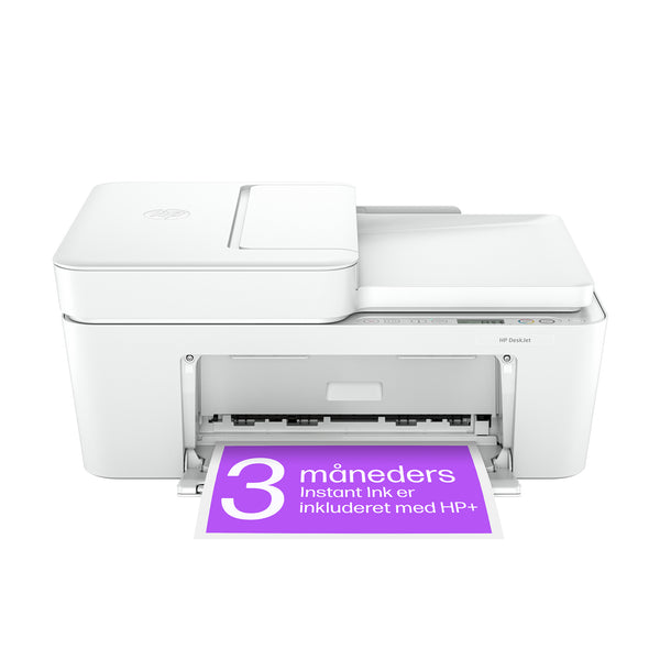 HP DeskJet 4210e Trådløst All-in-One Farve Printer, Instant Ink  Kopimaskine, scanner
