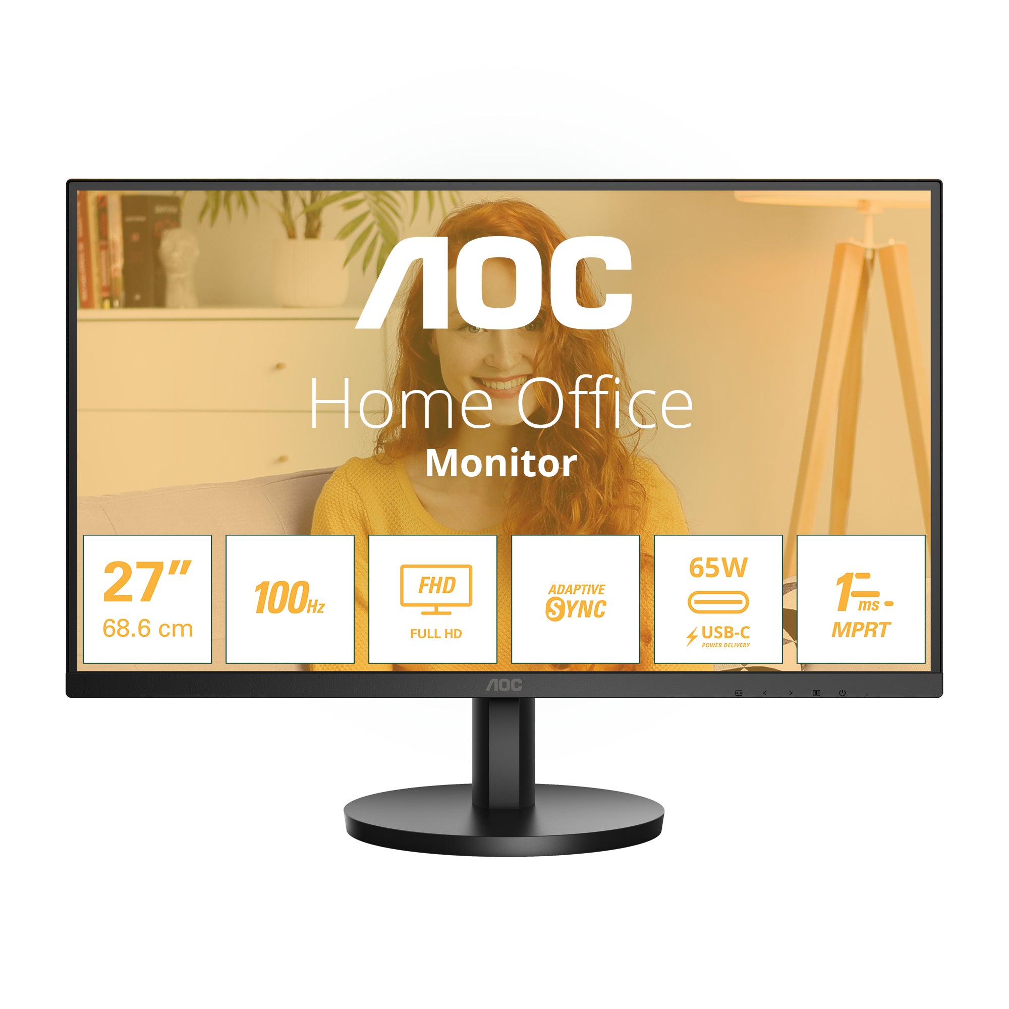 AOC Basic-line 27B3CA2 27 1920 x 1080 (Full HD) HDMI USB-C 100Hz