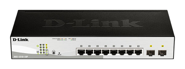 D-Link Web Smart DGS-1210-10P Switch 10-porte Gigabit  PoE+
