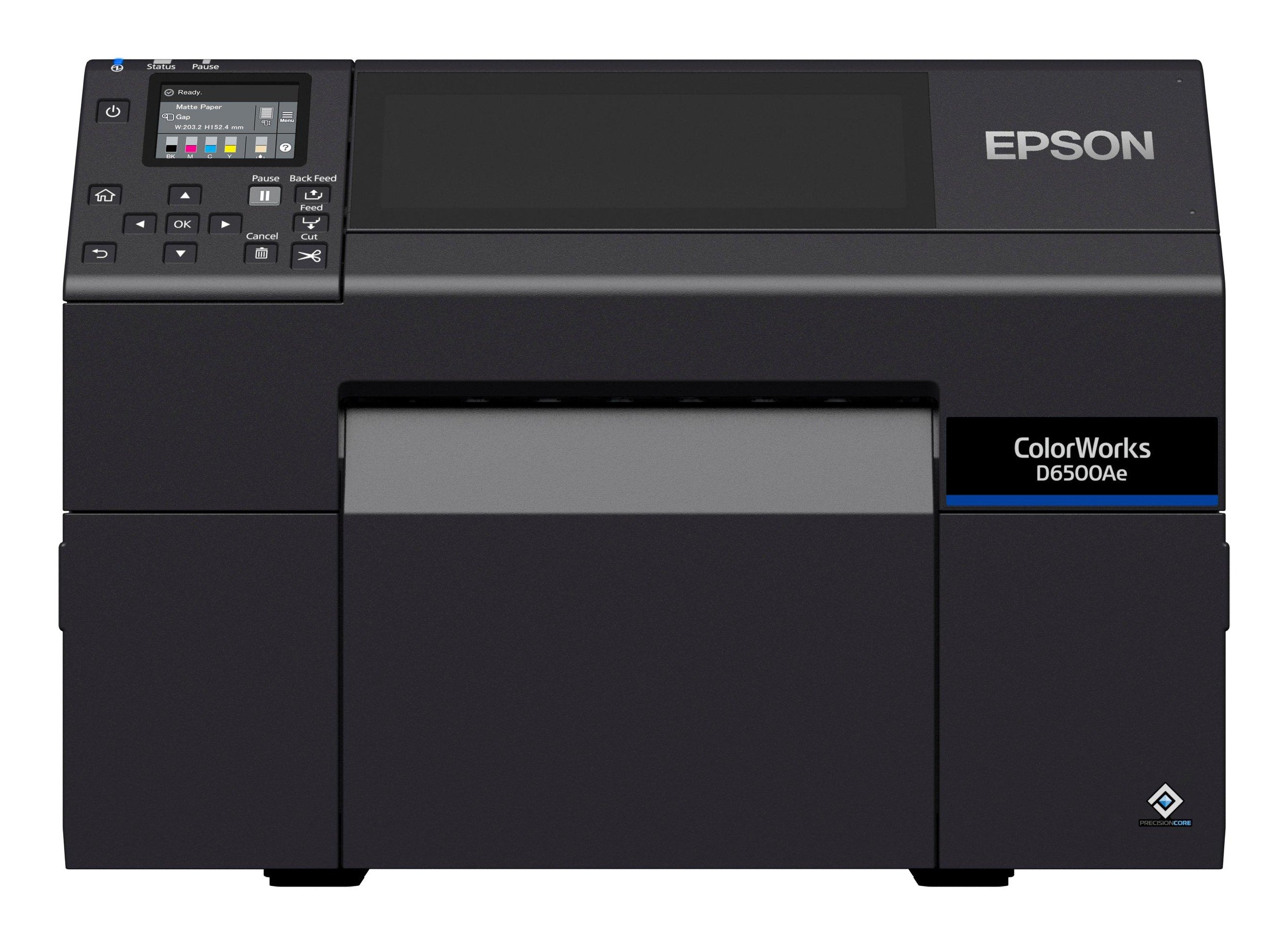 Epson ColorWorks D6500Ae etiketprinter Termisk overførsel Farve 1200 x 1200 dpi 85 mm/sek. Ledningsført Ethernet LAN