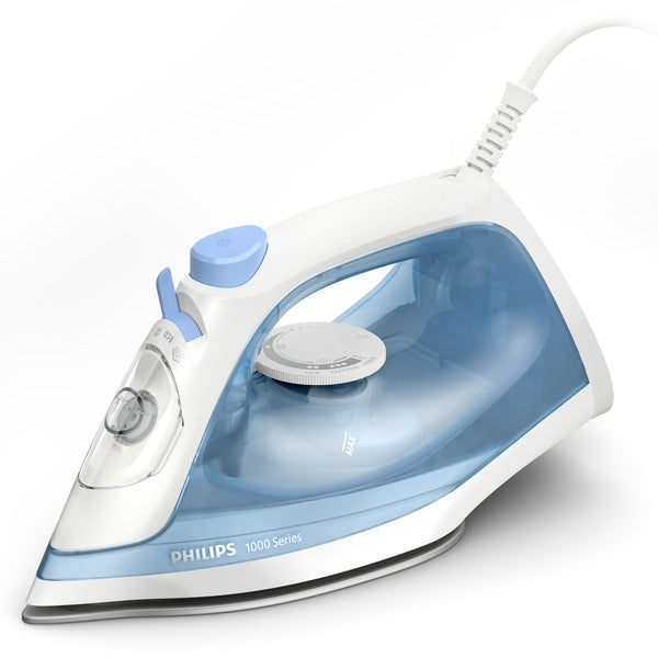 Philips 1000 series DST1030 Dampstrygejern 2000W Blå Hvid