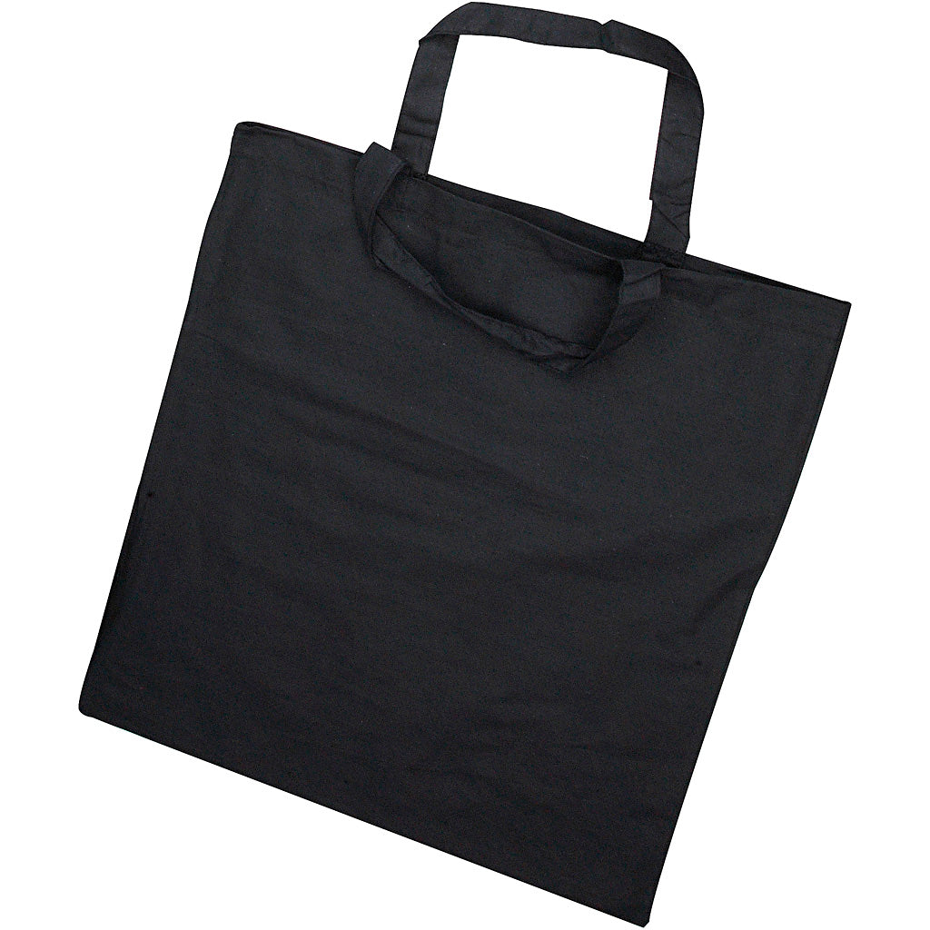 Mulepose , str. 38x42 cm, 135 g, sort, 1 stk.