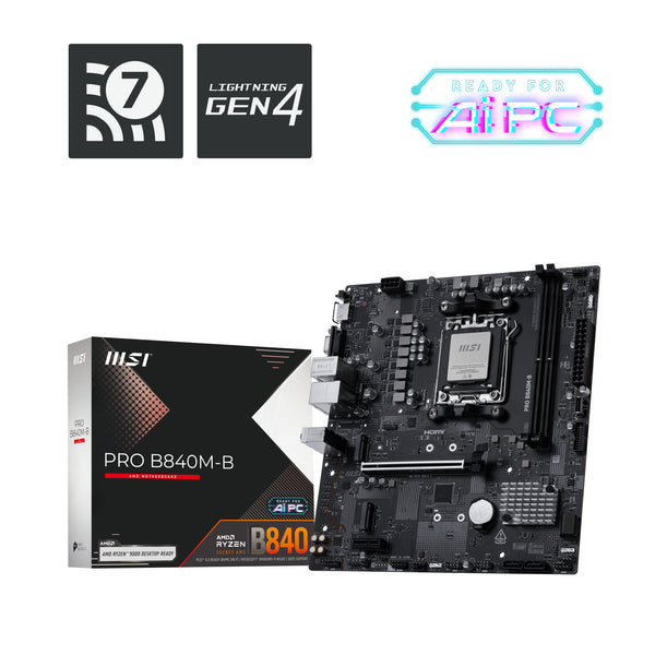 MSI PRO B840M-B Micro-ATX AM5
